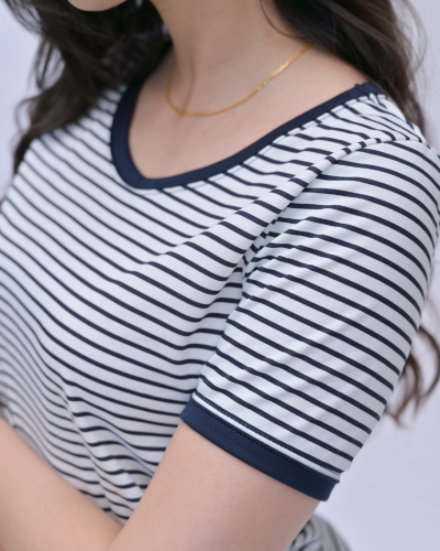Pyjashort Rayé Bleu