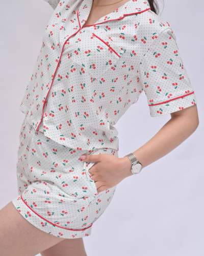 Pyjashort Cerise