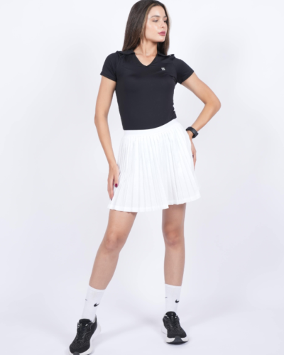 Jupe Plissée Blanc