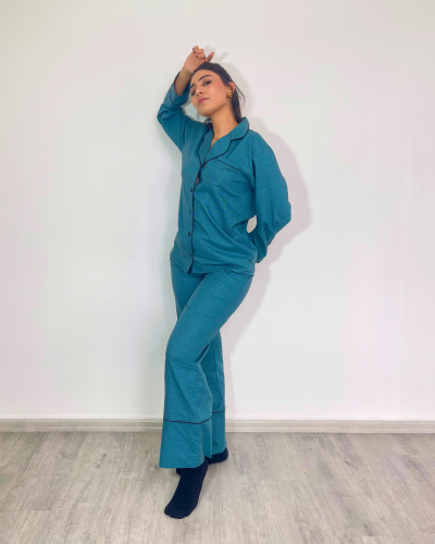 Pyjama Baya Mini-Carreaux Vert