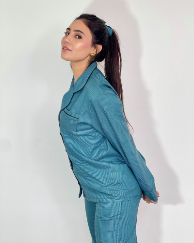 Pyjama Baya Mini-Carreaux Vert