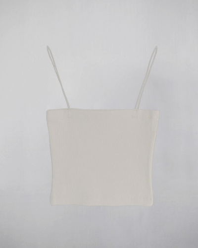 Crop top bretelles fines