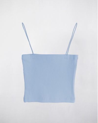Crop top bretelles fines