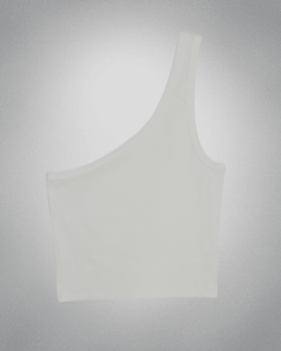 Crop top asymétrique