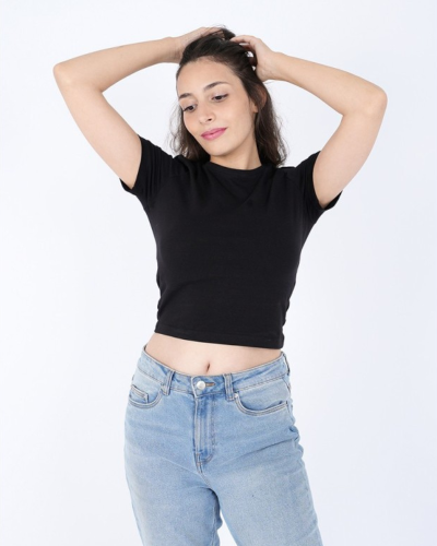 cropped tee shirt