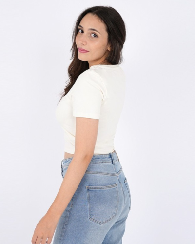cropped tee shirt