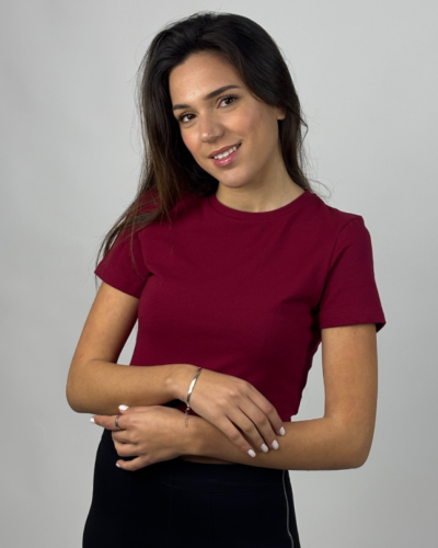 cropped tee shirt