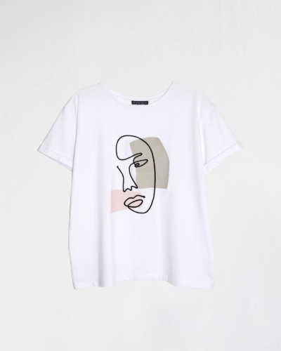 Tee shirt visage