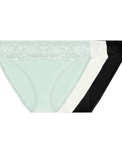 pack de 3 slips mini lace confort