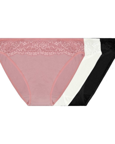 pack de 3 slips mini lace confort
