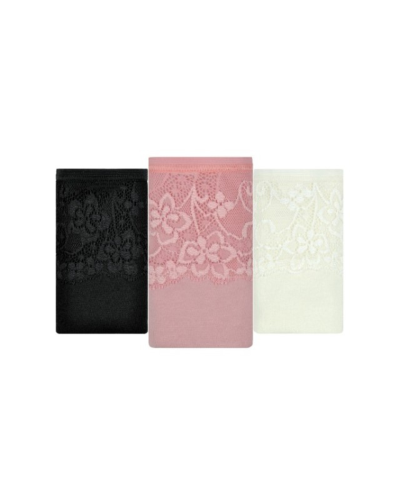 pack de 3 slips mini lace confort