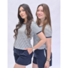 Pyjashort Rayé Bleu