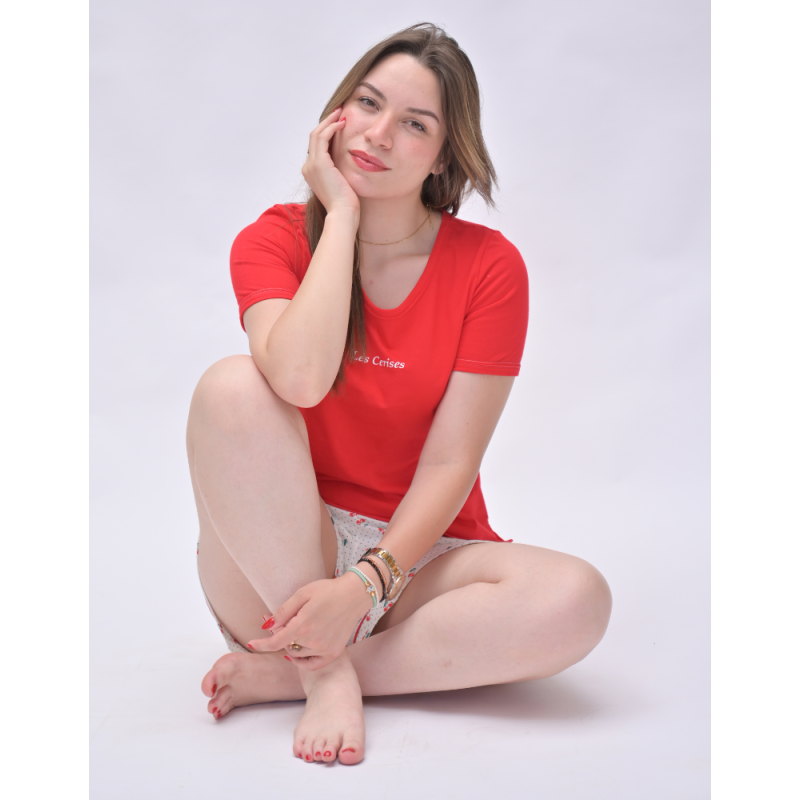 Pyjashort Cerise Cosy