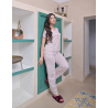 Pyjama Rayé Rose