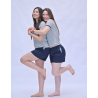Pyjashort Rayé Bleu