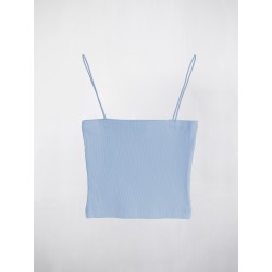 Crop top bretelles fines