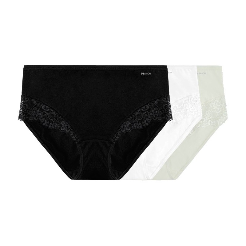 pack de 3 slips maxi lace confort