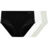 pack de 3 slips maxi lace confort