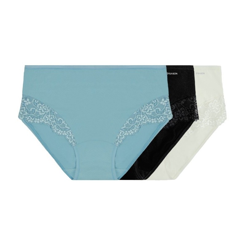 pack de 3 slips maxi lace confort