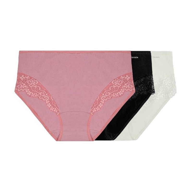 pack de 3 slips maxi lace confort