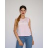 tee shirt barbie sans manches avec épaulettes