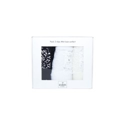 pack de 3 slips mini lace confort
