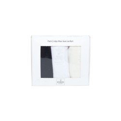 pack de 3 slips maxi lace confort