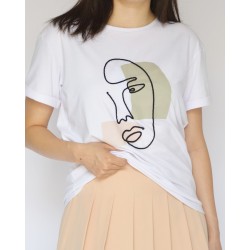 Tee shirt visage