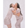 Pyjama Rayé Rose