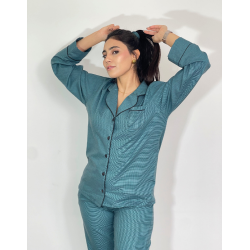 Pyjama Baya Mini-Carreaux Vert