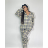 Pyjama Nadine Gris & Jaune