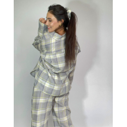 Pyjama Nadine Gris & Jaune