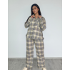 Pyjama Nadine Gris & Jaune