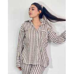 Pyjama Nadine Marron