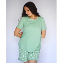 Pyjashort imprimé marguerite